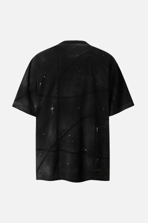 Concert Outfit BLAMACAR BVTD Oversized Tie-Dye T-Shirt