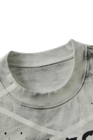 Concert Outfit BLAMACAR BVTD Oversized Tie-Dye T-Shirt