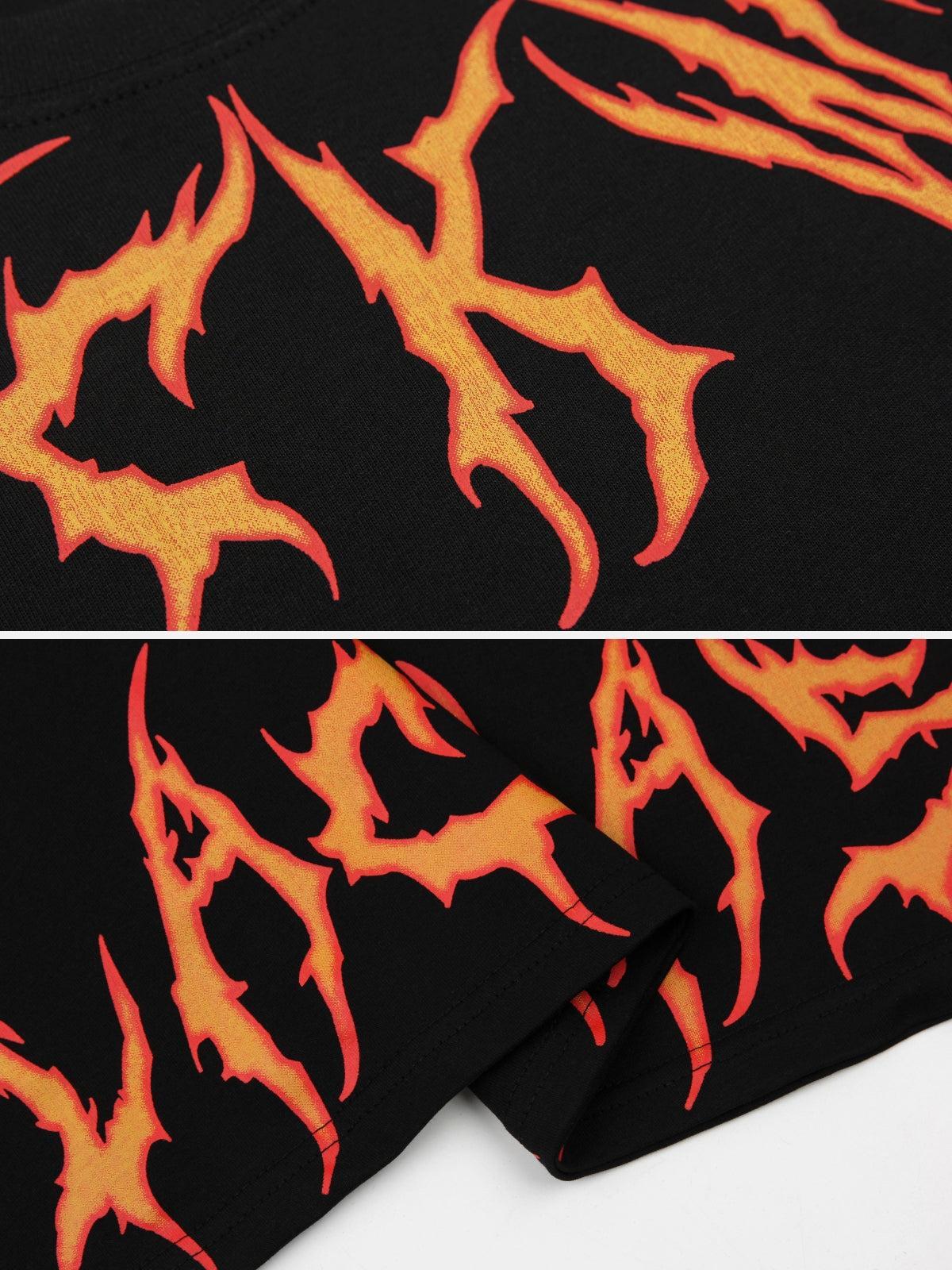 Concert Outfit Blaze Ascend Fiery Design Tee Concert Outfit Blaze Ascend Fiery Design Tee