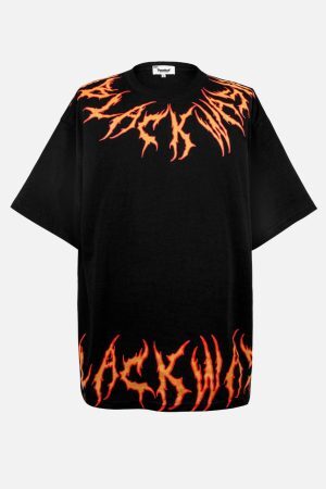 Concert Outfit Blaze Ascend Fiery Design Tee