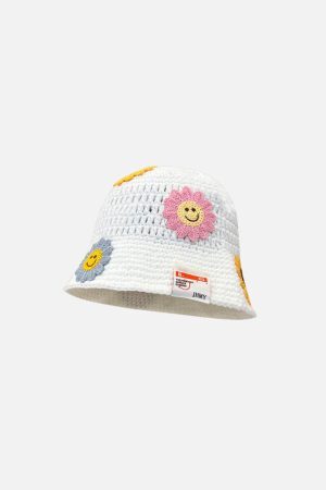 Concert Outfit Bloom Knit Bucket Hat