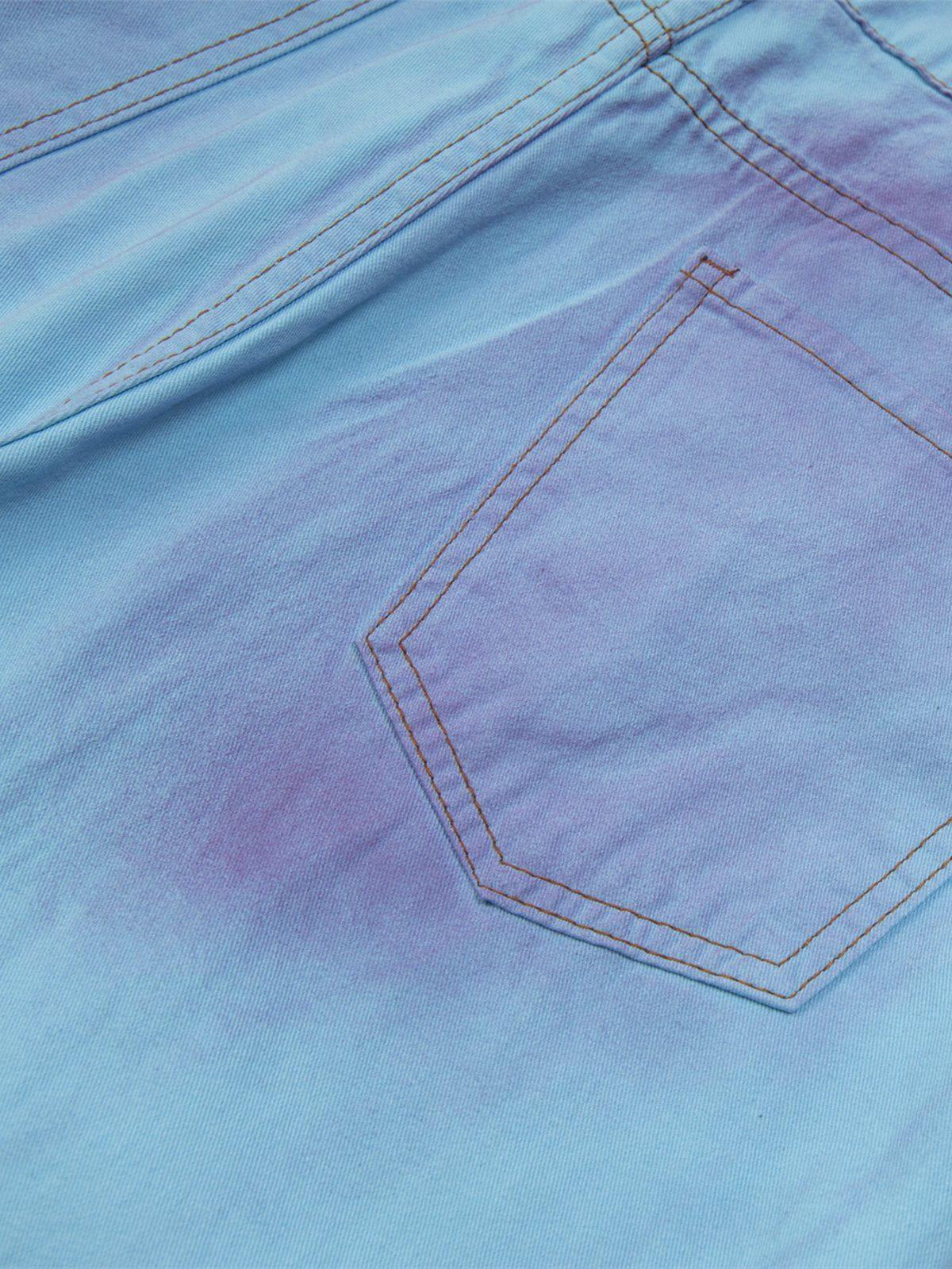 Concert Outfit Blue Purple Loose Jeans Concert Outfit Blue Purple Loose Jeans