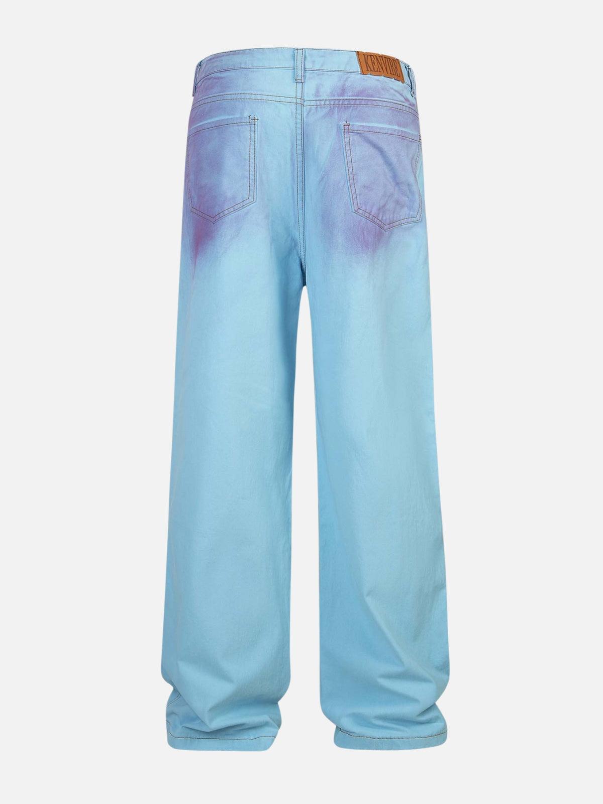 Concert Outfit Blue Purple Loose Jeans Concert Outfit Blue Purple Loose Jeans