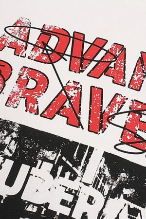 Concert Outfit Bold 'Advance Bravely' Graphic T-Shirt