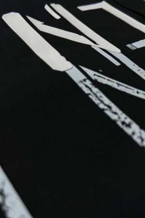 Concert Outfit Bold Letter Graphic Short-Sleeve Shirt