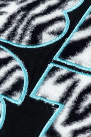 Concert Outfit Bold Zebra Print Graphic T-Shirt