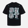 Concert Outfit Bold Zebra Print Graphic T-Shirt