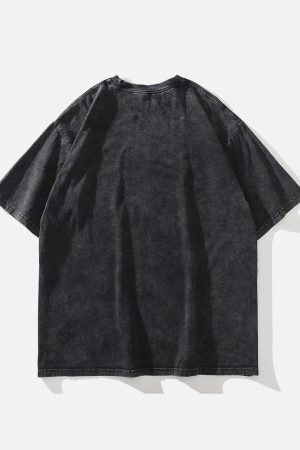 Concert Outfit Bone Butterfly Washed Graphic Tee