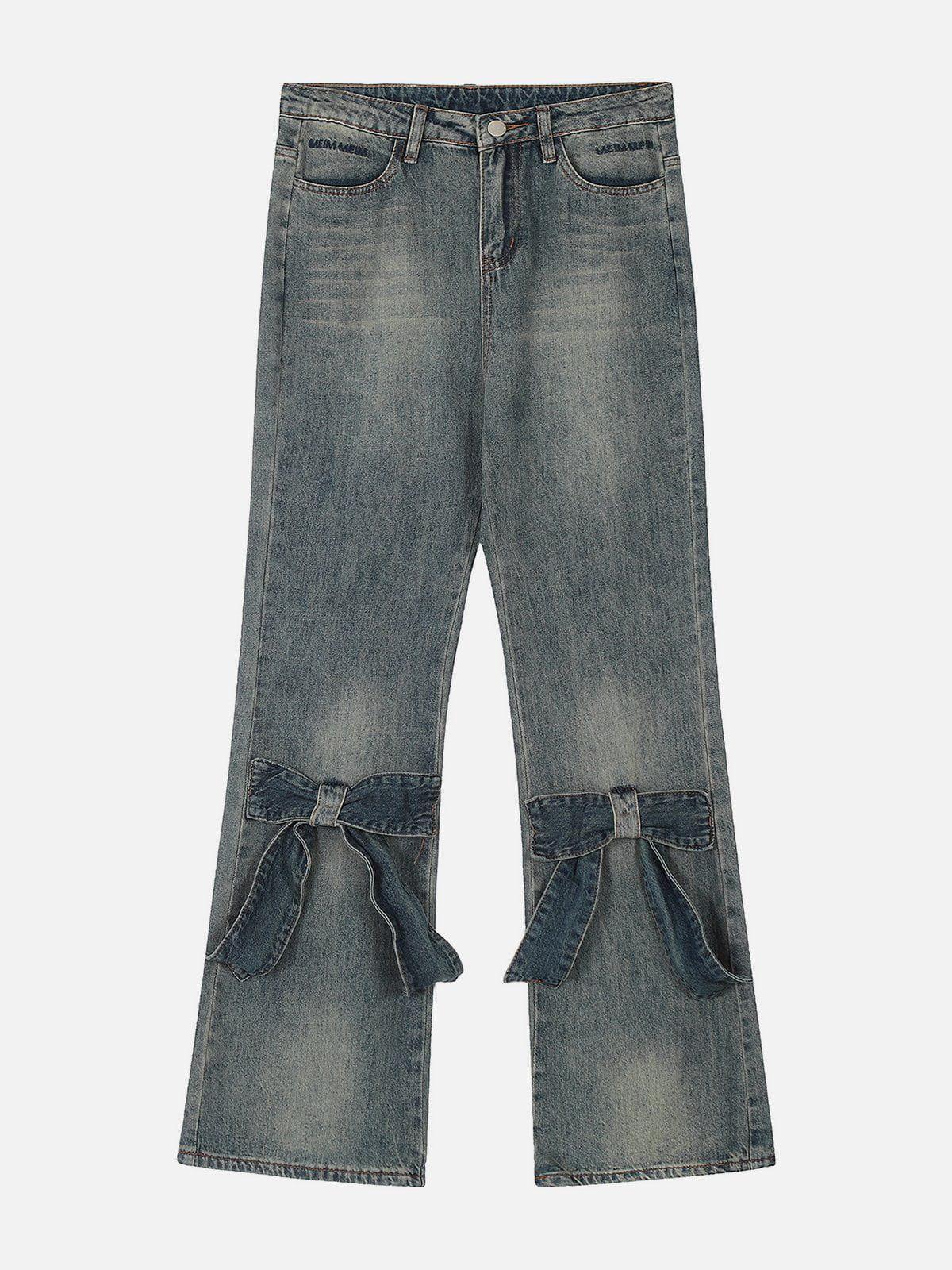 Concert Outfit Bow Decoration Jeans Concert Outfit Bow Decoration Jeans
