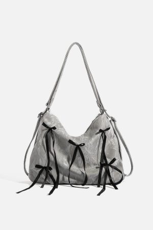 Concert Outfit Bow Decoration Tote Bag