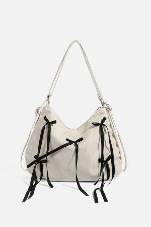 Concert Outfit Bow Decoration Tote Bag