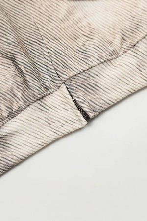 Concert Outfit Branch Pattern Letter Print Hoodie