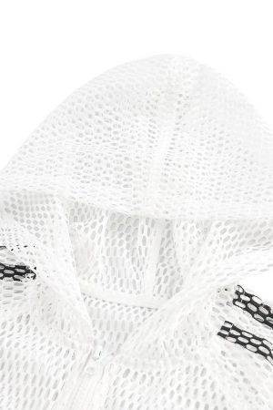 Concert Outfit Breathable Mesh Hooded Snake Print Jersey T-Shirt