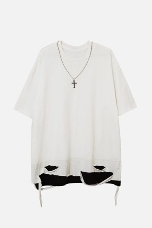 Concert Outfit Broken Chain Decoration Tee