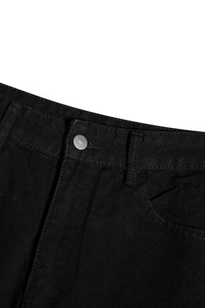 Concert Outfit Burning Text Embroidered Letters Jeans