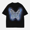 Concert Outfit Butterfly Patch Embroidered Graphic T-Shirt