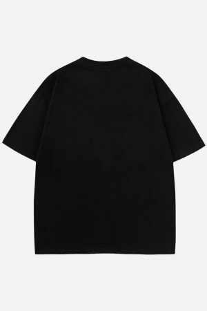 Concert Outfit Butterfly Patch Embroidered Graphic T-Shirt