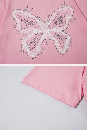 Concert Outfit Butterfly Print Tee