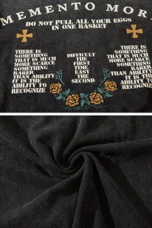 Concert Outfit Butterfly Skull Print Tee