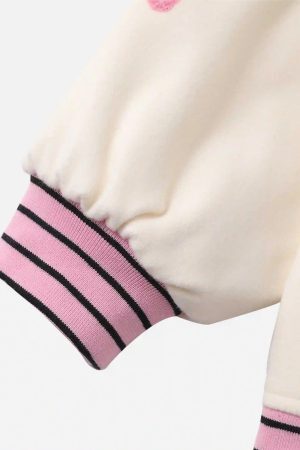 Concert Outfit Buttoned Star Embroidered Baseball Jacket