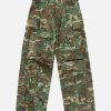 Concert Outfit Camouflage Adjustable Belt Cargo Pants