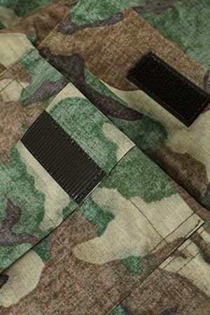 Concert Outfit Camouflage Adjustable Belt Cargo Pants