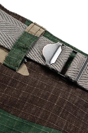 Concert Outfit Camouflage Buckle Waist Cropped Cargo Shorts