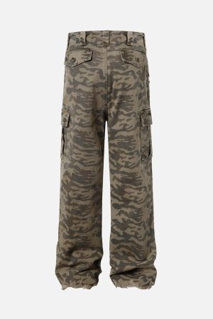 Concert Outfit Camouflage Cargo Pants
