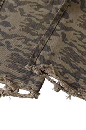 Concert Outfit Camouflage Cargo Pants