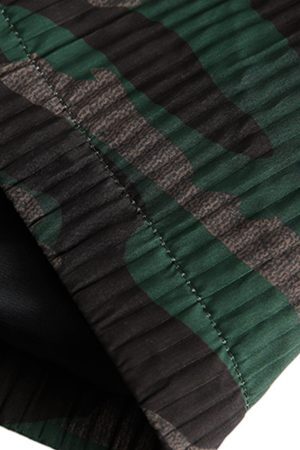 Concert Outfit Camouflage Diamond Patchwork Jacket