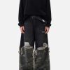 Concert Outfit Camouflage Distressed Jeans