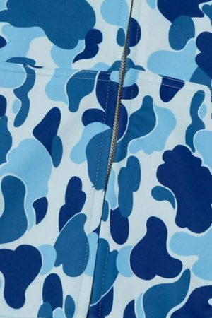 Concert Outfit Camouflage Double Cap Design Hoodie