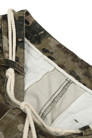 Concert Outfit Camouflage Drawstring Cargo Pants