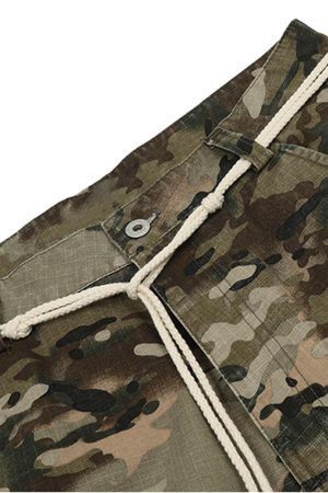 Concert Outfit Camouflage Drawstring Cargo Pants