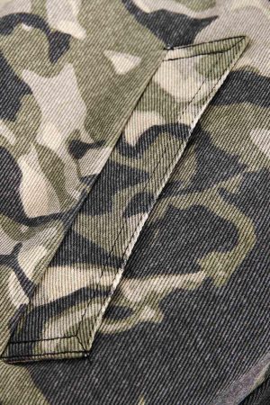 Concert Outfit Camouflage Fur Hooded Jacket