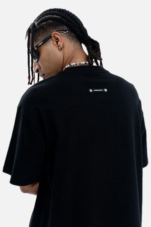 Concert Outfit Camouflage Letter Short Sleeve T-Shirt