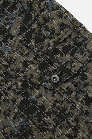 Concert Outfit Camouflage Loose Jeans