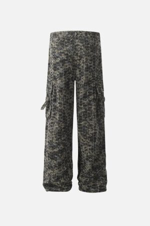 Concert Outfit Camouflage Loose Jeans