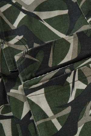 Concert Outfit Camouflage Multi-Pocket Cargo Pants