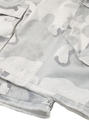 Concert Outfit Camouflage Multi-Pocket Cargo Shorts