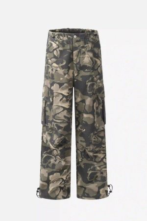 Concert Outfit Camouflage Multi-Pocket Work Pants
