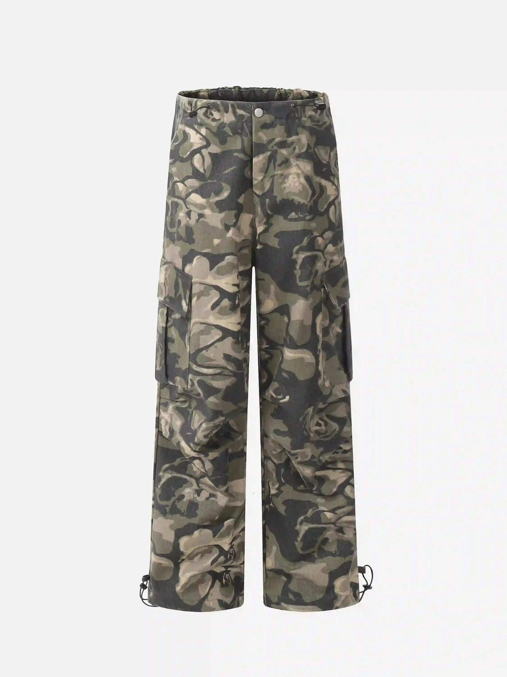 Concert Outfit Camouflage Multi-Pocket Work Pants Concert Outfit Camouflage Multi-Pocket Work Pants