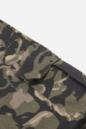Concert Outfit Camouflage Multi-Pocket Work Pants