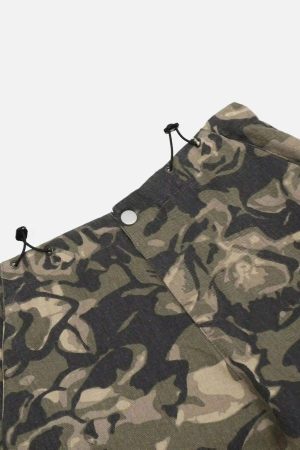 Concert Outfit Camouflage Multi-Pocket Work Pants