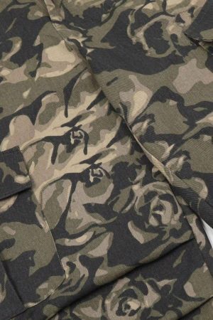 Concert Outfit Camouflage Multi-Pocket Work Pants