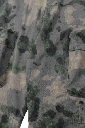 Concert Outfit Camouflage Multi-Pockets Cargo Pants