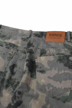 Concert Outfit Camouflage Multi-Pockets Cargo Pants