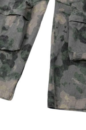 Concert Outfit Camouflage Multi-Pockets Cargo Pants