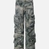 Concert Outfit Camouflage Multi-Pockets Cargo Pants
