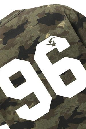 Concert Outfit Camouflage NO.96 Print T-Shirt